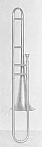 Alto Slide Trombone by Unknown Artist