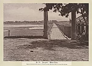 Amerapoora: Wooden Bridge by Linnaeus Tripe