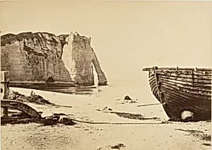 [Beach at Etretat] by Unknown