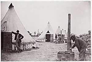 Camp of 153rd New York Infantry by Mathew B. Brady|Unknown