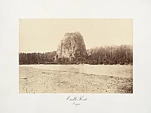 Castle Rock, Oregon by Carleton E. Watkins