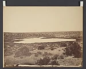 Desert Lake, near Ragtown, Nevada by Timothy H. O'Sullivan