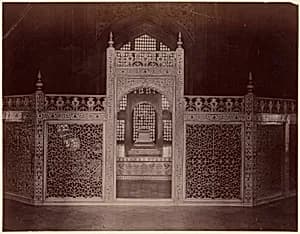[Interior of Taj Mahal, Agra] by Unknown