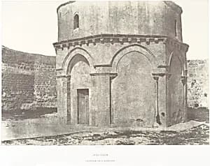 Jérusalem, Chapelle de l'Ascension by Auguste Salzmann|Imprimerie photographique de Blanquart-Évrard, à Lille