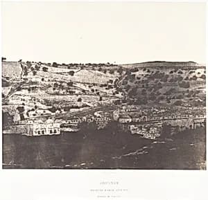 Jérusalem, Mosquée d'Omar, côté est, Intérieur de l'enceinte, 1 by Auguste Salzmann|Imprimerie photographique de Blanquart-Évrard, à Lille
