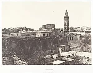 Jérusalem, Sainte-Marie-la-Latine by Auguste Salzmann|Imprimerie photographique de Blanquart-Évrard, à Lille