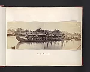 King's Royal Barge, or Canoe by John Thomson
