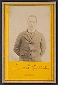 Mathieu. Gustave. by Alphonse Bertillon