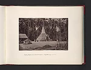 Native Pagoda and Coconut Grove at Penang by John Thomson