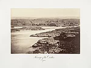 Passage of the Dalles, Oregon by Carleton E. Watkins