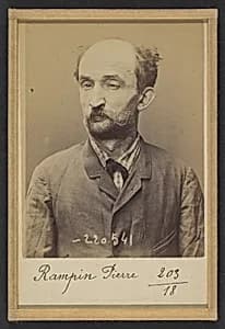 Rampin. Pierre. 3/7/94 by Alphonse Bertillon