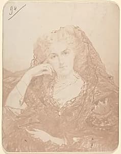 Reine d'Etrurie (colorieè) by Pierre-Louis Pierson