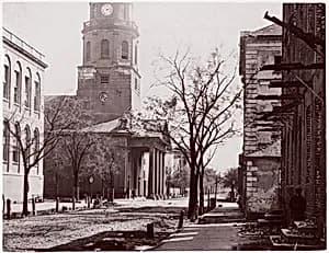 St. Michael's Church, Charleston, S.C. by George N. Barnard|Mathew B. Brady