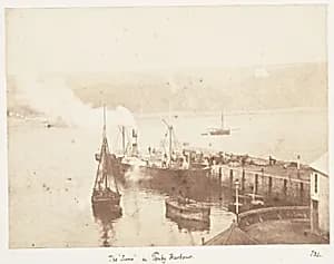The "Juno" in Tenby Harbour by John Dillwyn Llewelyn