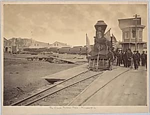 The Lincoln Funeral Train, Philadelphia by Charles L. Philippi