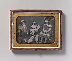 [Three Children in Costume] by Unknown