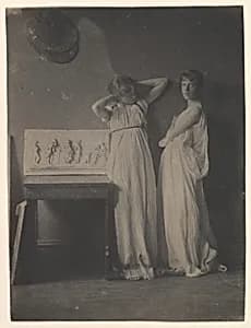 Two Pupils in Greek Dress by Thomas Eakins|Susan Macdowell Eakins