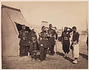 [Zouaves, Camp de Châlons] by Gustave Le Gray