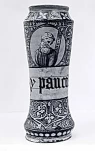 Apothecary jar (albarello) by Unknown Artist