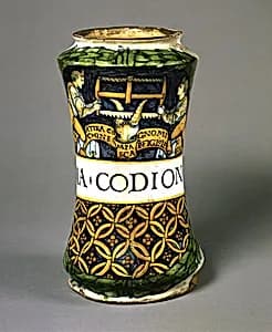 Pharmacy Jar (albarello) by Unknown Artist