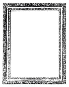 Salvator Rosa frame by Unknown Artist