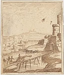 The Siege of a Fortress by Carlo Antonio Buffagnotti