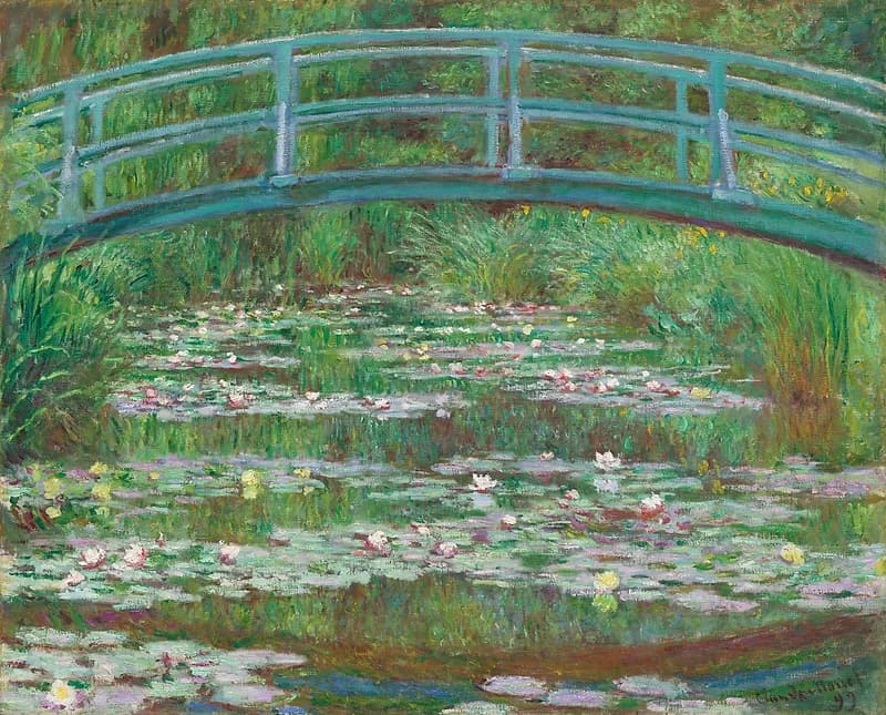The Japanese Footbridge (1899) by Claude Monet NGA — The Japanese Footbridge (1899) by Claude Monet