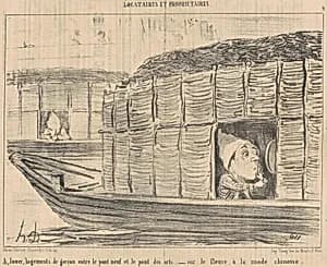 A louer, logements de garçon entre le ... by Honoré Daumier