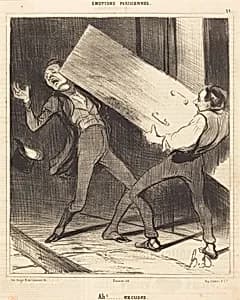 Ah! Excusez by Honoré Daumier