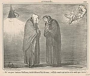 Ah! Pauv' Madame Chaffarou ... by Honoré Daumier