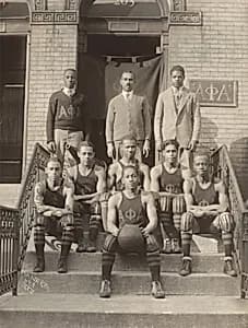 Alpha Phi Alpha Basketball Team by James Van Der Zee