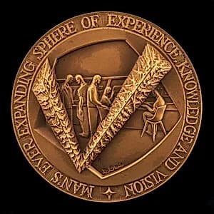 Apollo 11 Moon Landing Medal [obverse]