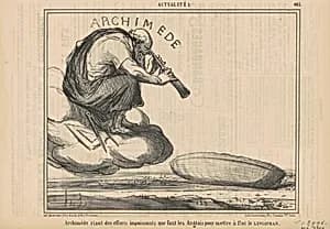 Archimède riant des efforts ... by Honoré Daumier