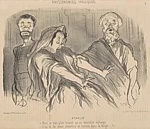 Athalie by Honoré Daumier