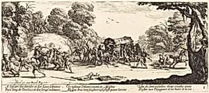 Attack on a Coach by Jacques Callot