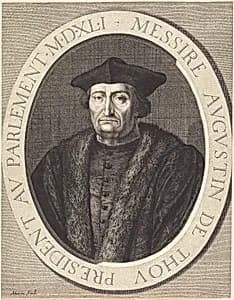 Augustin de Thou by Jean Morin