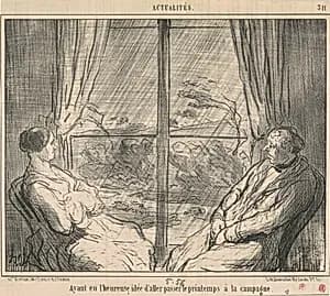 Ayant eu ... l'idée d'aller ... by Honoré Daumier
