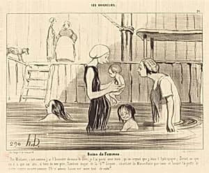 Bains de Femmes by Honoré Daumier
