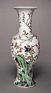 Baluster Vase by Chinese Qing Dynasty