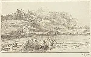 Banks of the Venelle (Bord de la Venelle) by Alphonse Legros