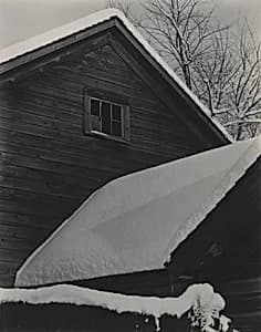 Barn & Snow by Alfred Stieglitz