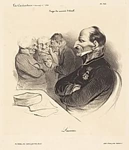 Baron de Lascours by Honoré Daumier