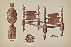 Bed by Otto E. Hake