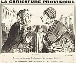 B'en parlez pas j'suis enrubé du cerbeaux... by Honoré Daumier
