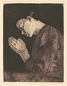 Betendes Mädchen (Girl Praying) by Käthe Kollwitz