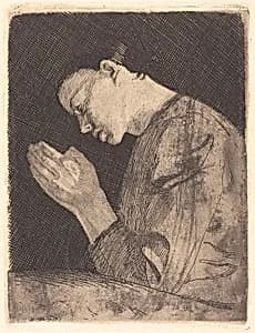 Betendes Mädchen (Girl Praying) by Käthe Kollwitz