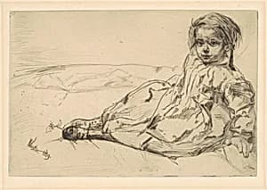 Bibi Valentin by James McNeill Whistler