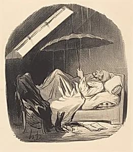 Brigand de propriétaire... by Honoré Daumier