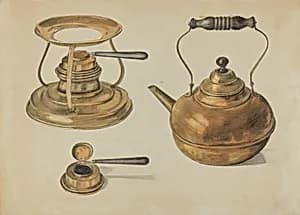 Burner and Kettle by Edith Magnette
