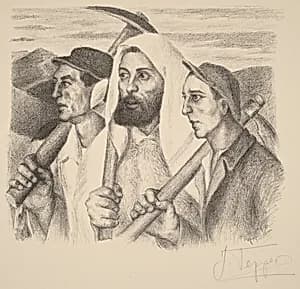 Busts of Three Workmen